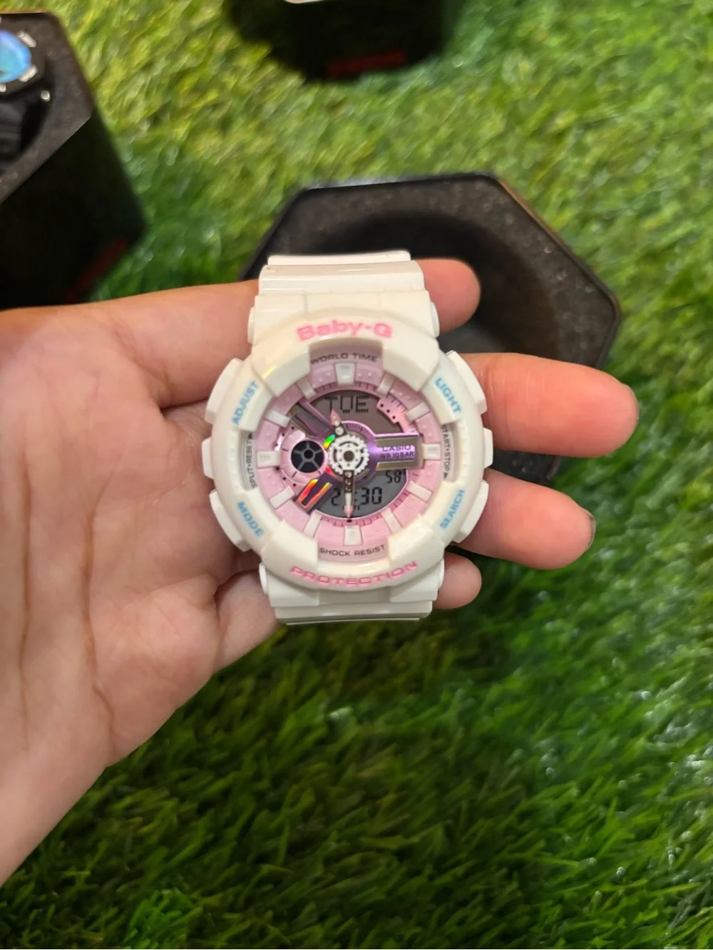Casio Baby-G White and Pink Sport Watch